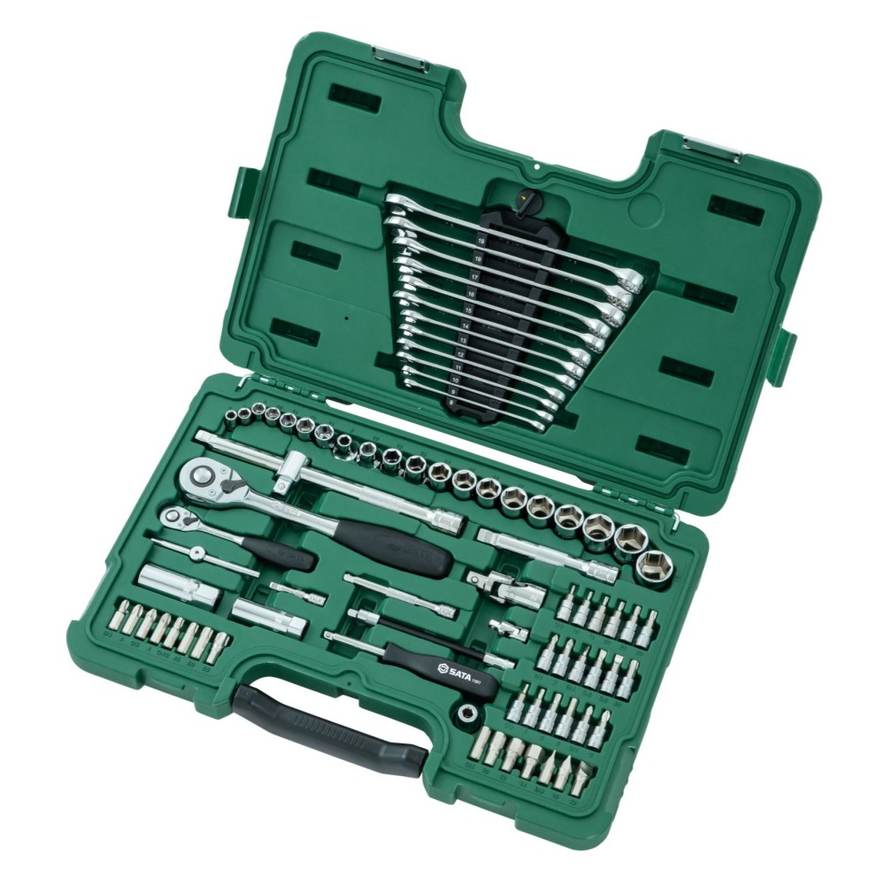 09518 SATA 80Pc. 1/4"&1/2" Dr. Master Tool Set