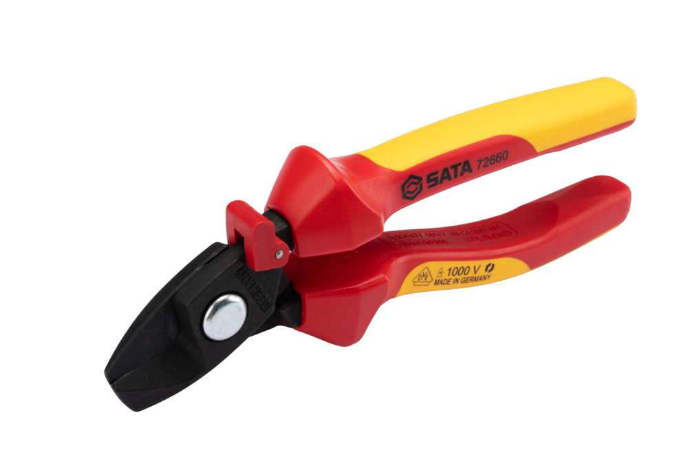 72660 SATA G Series VDE Insulated Cable Cutting Pliers 7"