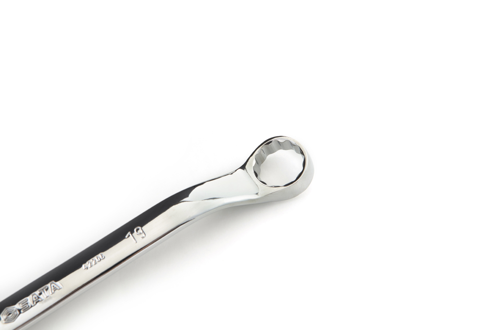42220 SATA Full Polish Box End Wrench 19x22MM
