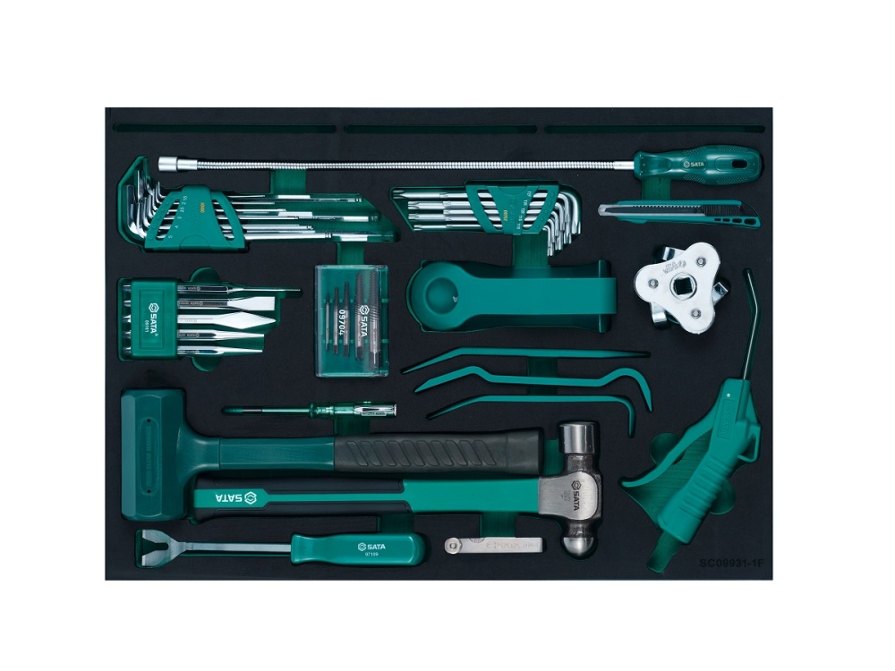 09931 SATA 368Pc. Automotive Tool Set (With 7 Drawer Trolley)
