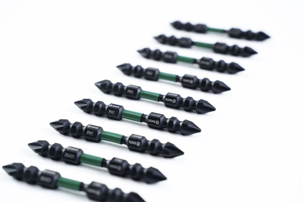 05451 SATA 10 PC 6.3mm*65mm bi-head impact bits#1