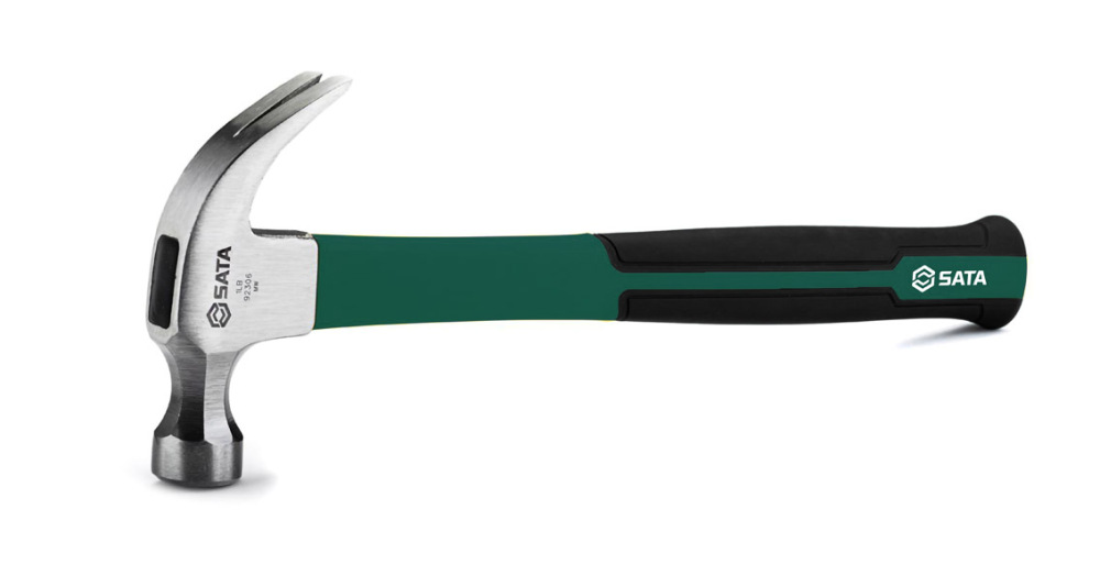 92308 SATA Fiberglass Handle Claw Hammer 0.5 LBS.
