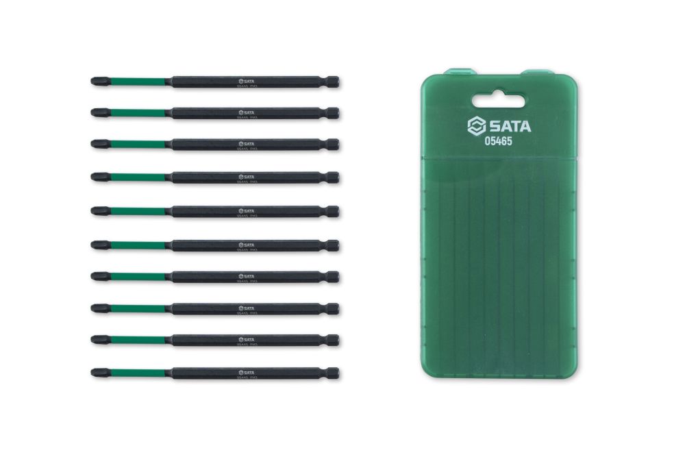 05465 SATA 10 PC 6.3mm*150mm impact bits #3