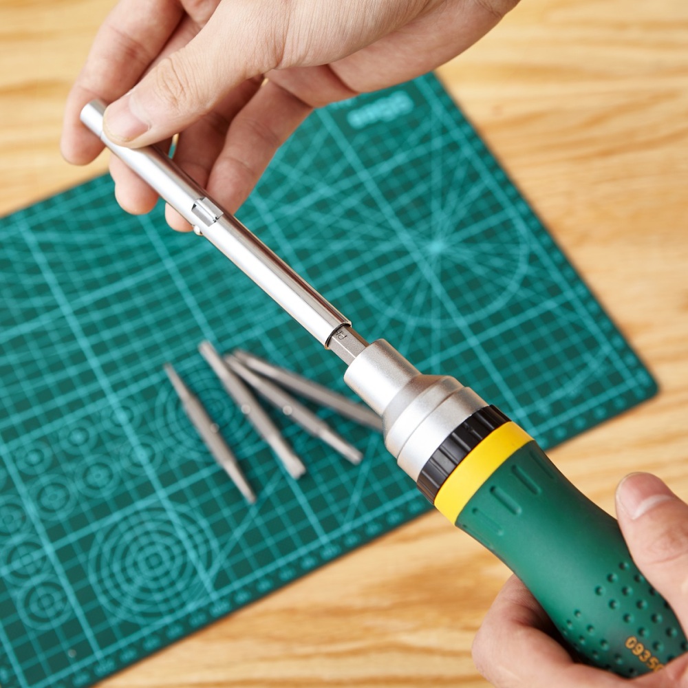 09350 SATA 19 In 1 Interchangeable Ratchet Screwdriver Set