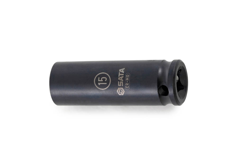 34109 SATA 3/8" Dr. 6pt. Impact Deep Socket 15MM