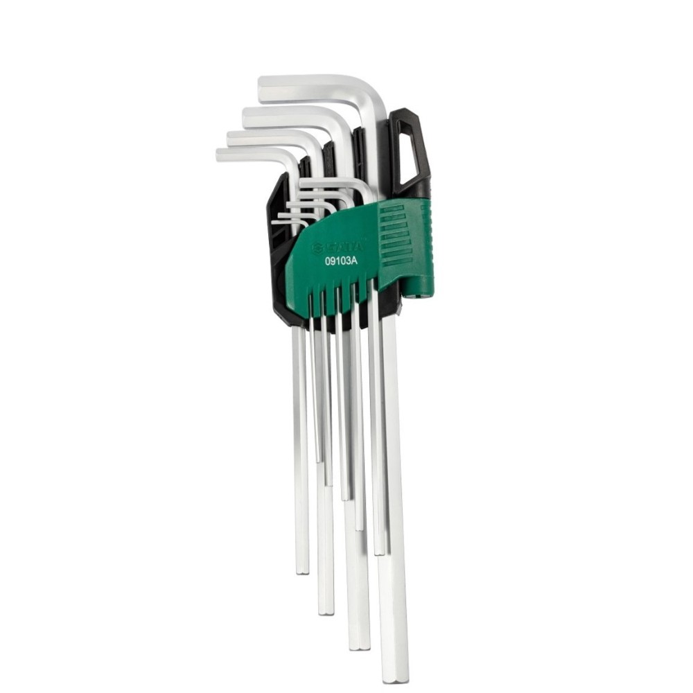09103A SATA 9 PCS EXTRA LONG  HEX KEY SET MM (CrV)