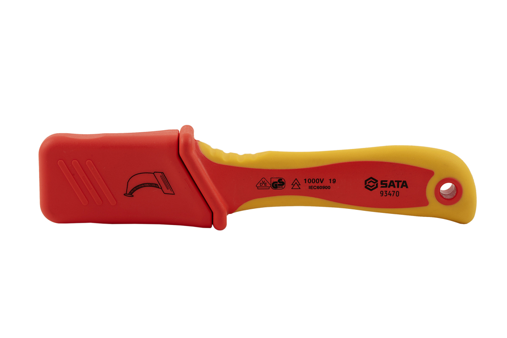 93470 SATA VDE Insulated Cable Knife, Blade Protector