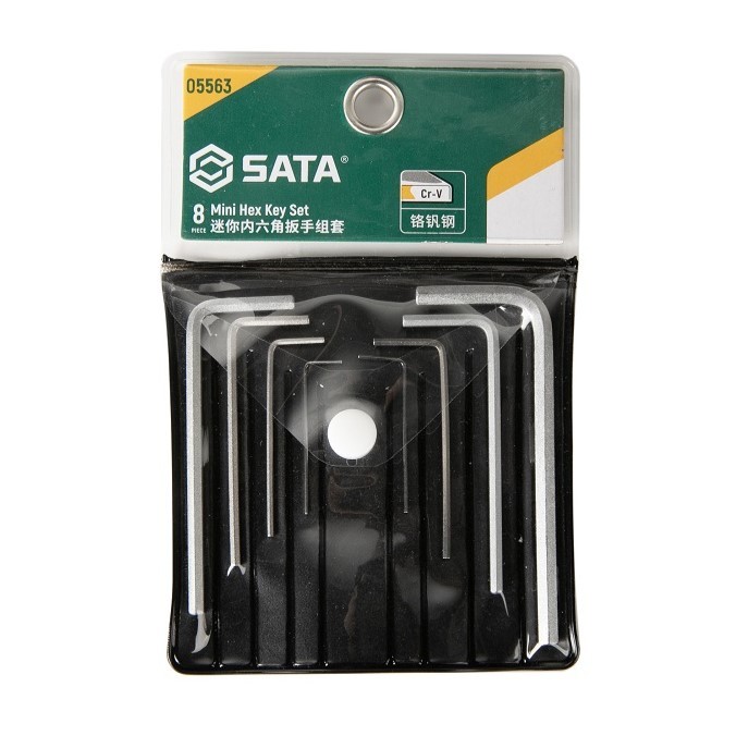 05563 SATA 8PC. MINI HEX KEY SET