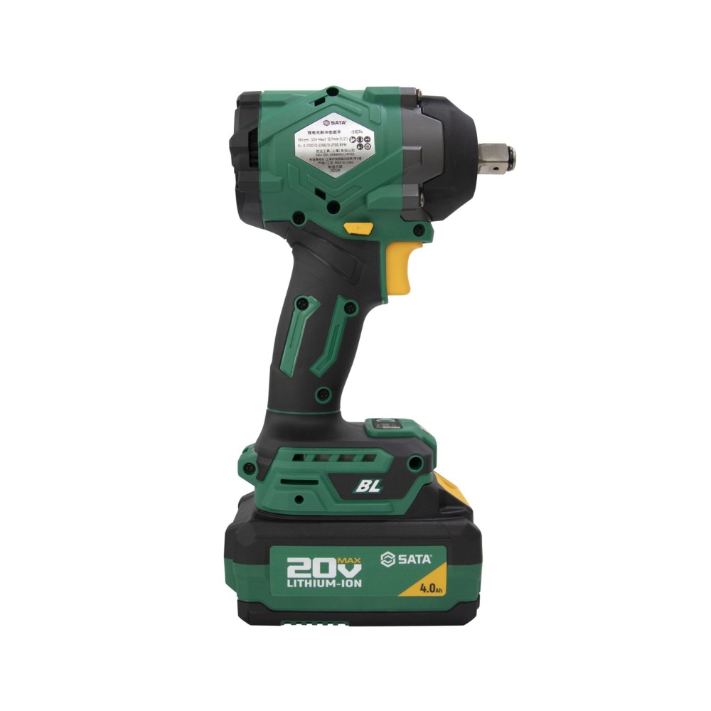 151074U SATA 20V Li-Ion Brushless Impact Wrench 600N·m (4.0Ah*2)
