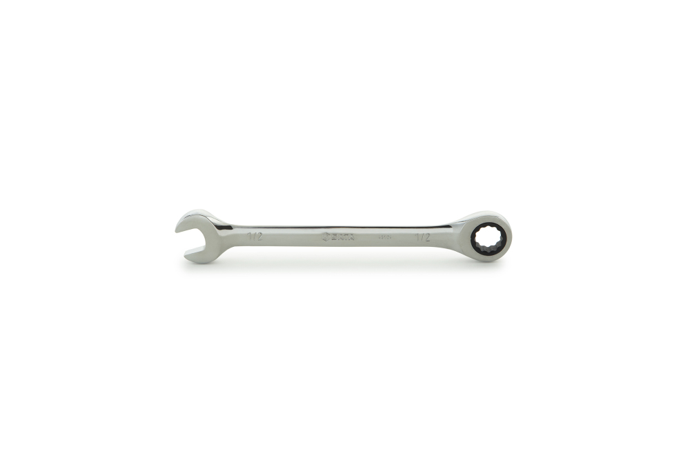 43102 SATA Full Polish Combination Ratcheting Wrench 3/8"