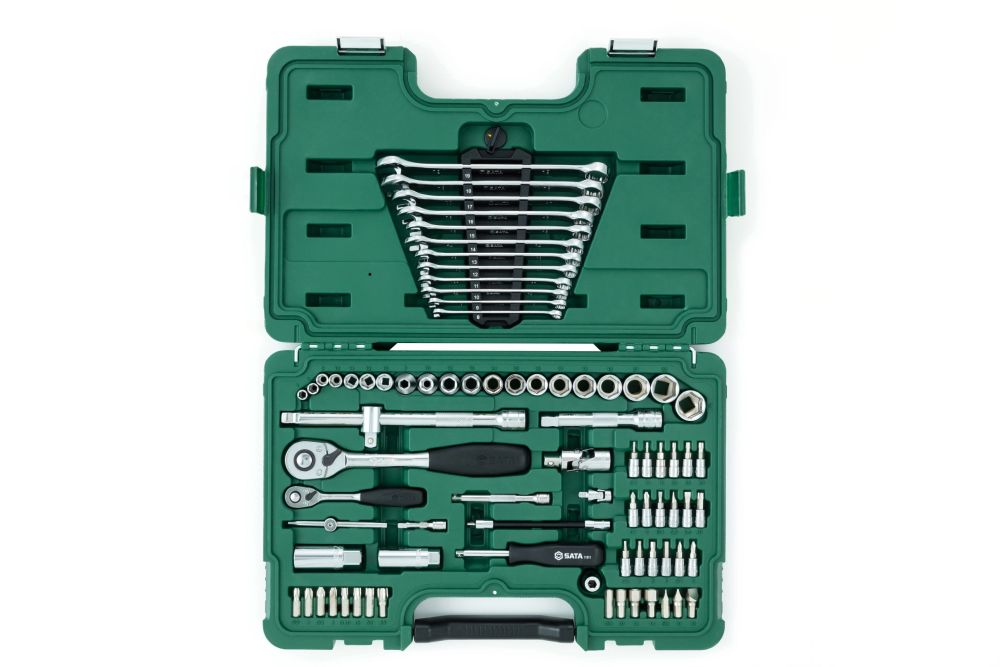 09518 SATA 80Pc. 1/4"&1/2" Dr. Master Tool Set