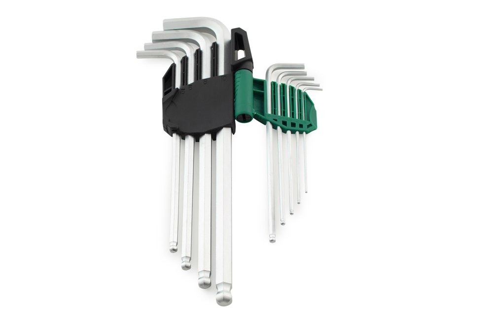 09101A SATA 9 PCS EXTRA LONG POINT HEX KEY SET MM (CrV)