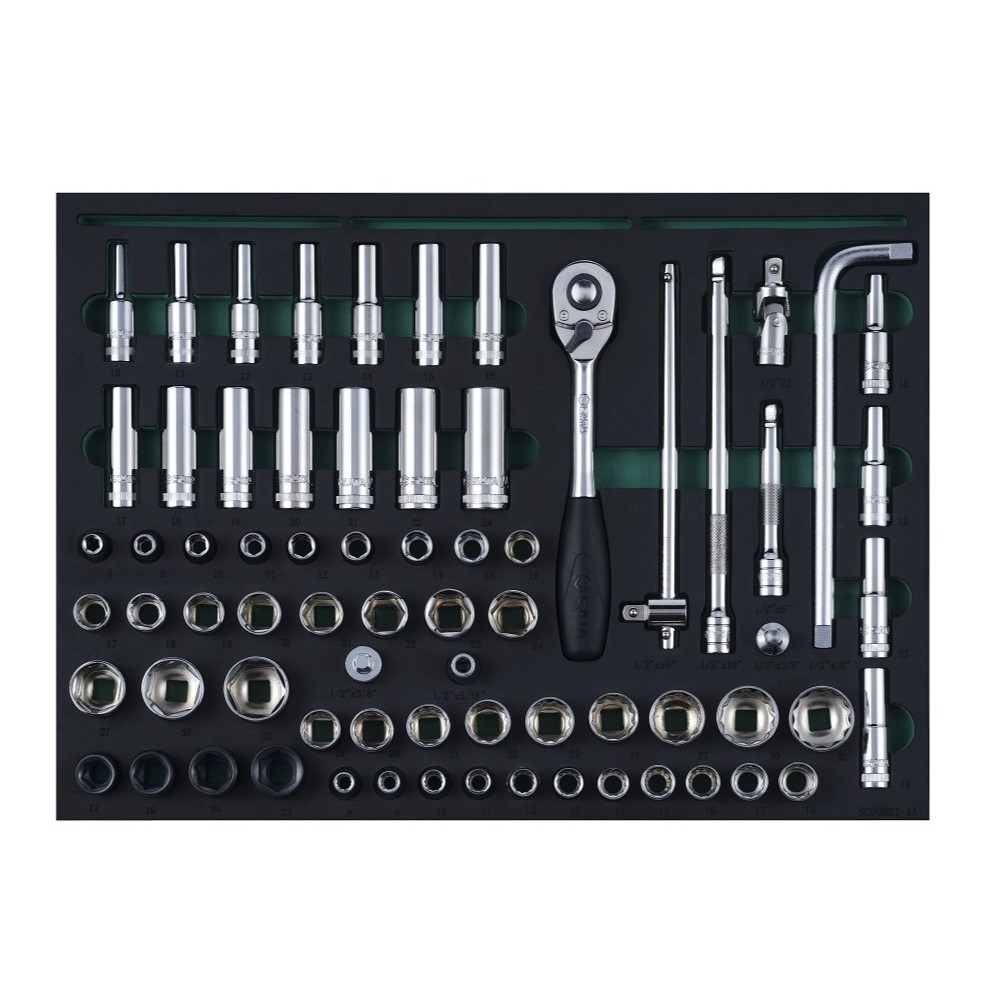 09931 SATA 368Pc. Automotive Tool Set (With 7 Drawer Trolley)