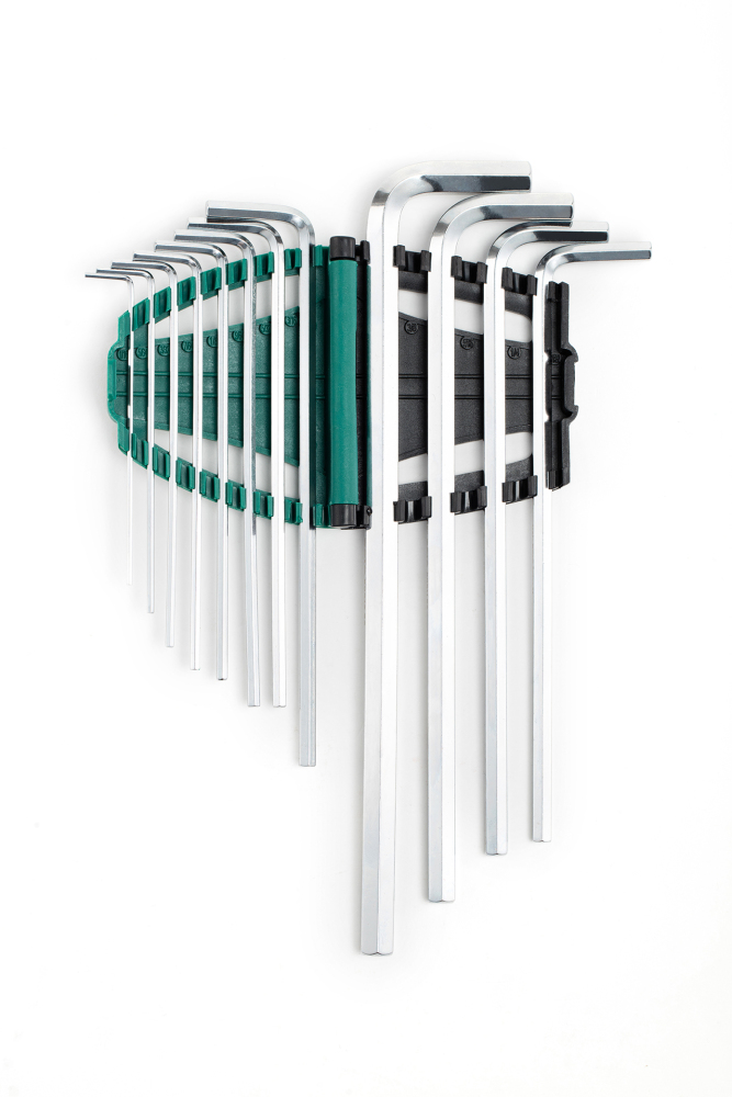 09104 SATA 12Pc. Extra Long Hex Key Set, S.A.E.