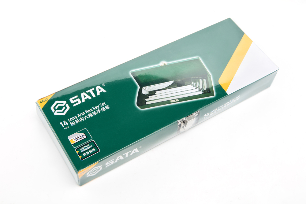 09143 SATA 14Pc. Long Arm Hex Key Set