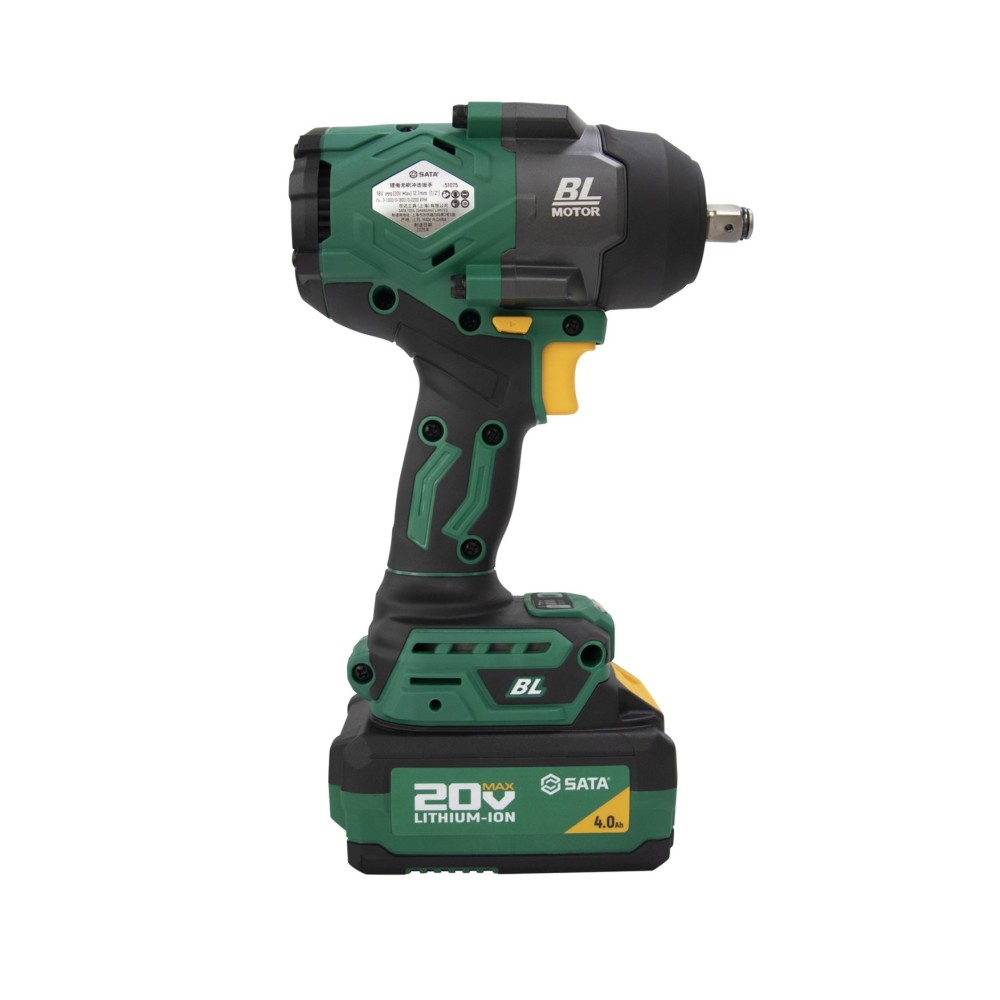 151075U SATA 20V Li-Ion Brushless Impact Wrench 800N·m (4.0Ah*2)