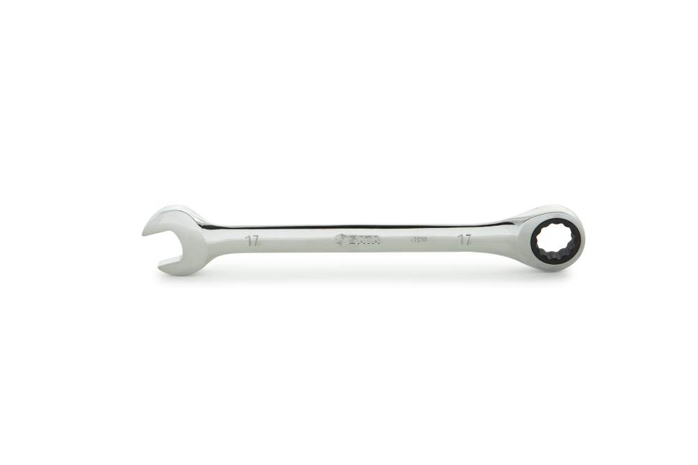 43202 SATA Full Polish Combination Ratcheting Wrench 9MM