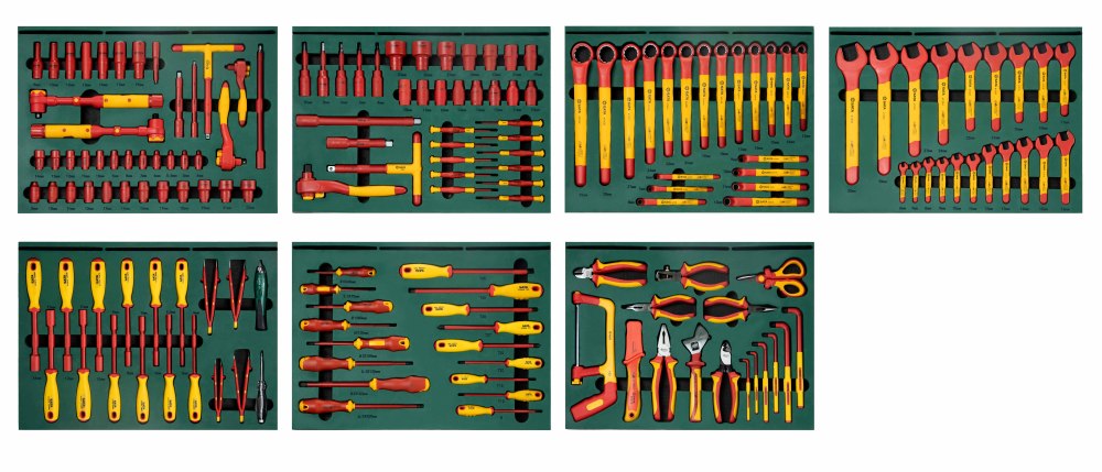 09937 SATA 166pcs  Electrical Automotive Tool Set