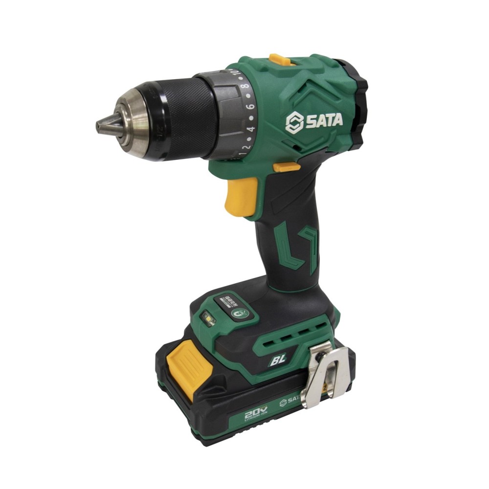 151011 SATA 20V Li-Ion Brushless Drill/ Screwdriver (2.0Ah*2)  （GB standard plug）