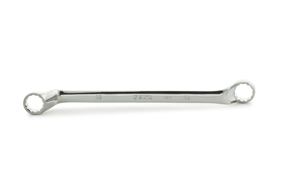 42306 SATA Full polish deep Offset Double box end Wrench 16X17MM
