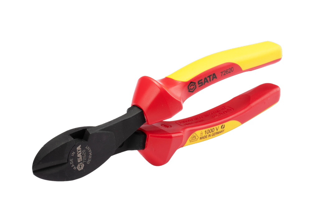 72620 SATA G Series VDE Insulated Heavy Duty Diagonal Pliers 8"