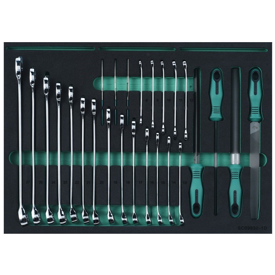 09930 SATA 249Pc. Metal Plate Tool Set (With 7 Drawer Trolley)