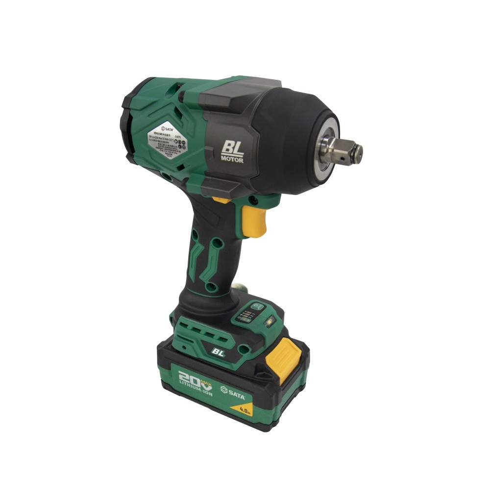 151075U SATA 20V Li-Ion Brushless Impact Wrench 800N·m (4.0Ah*2)