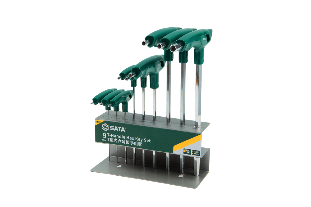 09118 SATA 9Pc. T-handle Hex Key Set