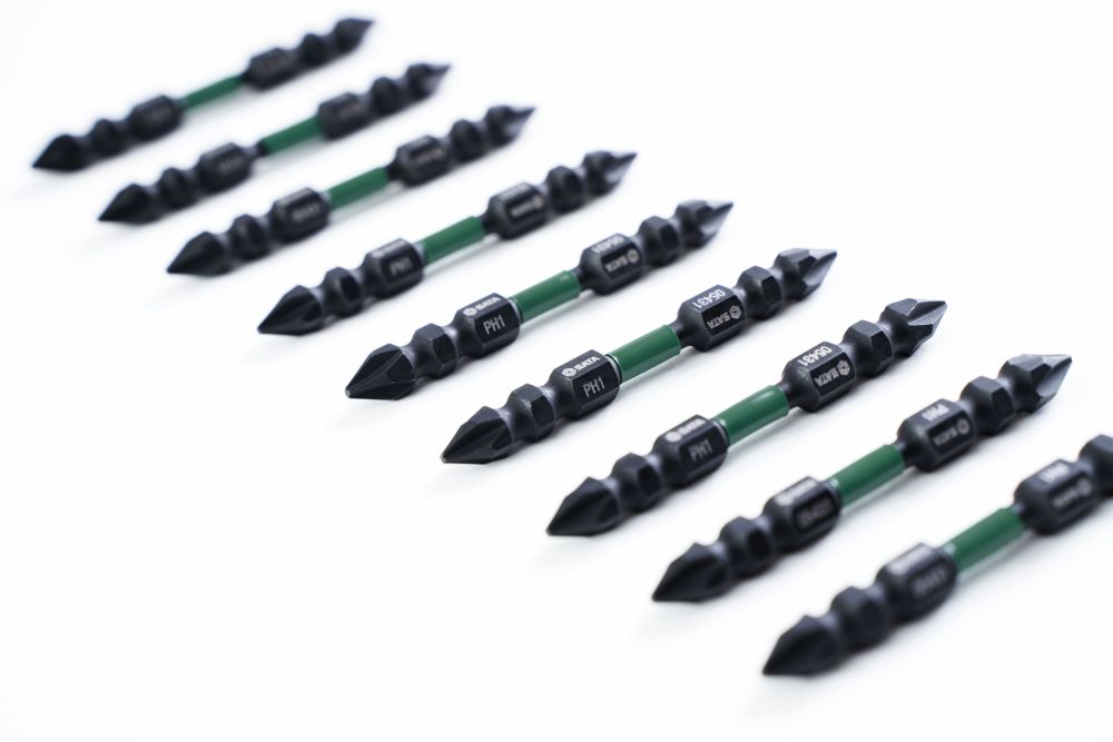 05451 SATA 10 PC 6.3mm*65mm bi-head impact bits#1