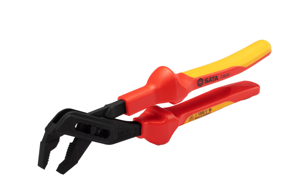 72635 SATA G Series VDE Insulated Groove Joint Pliers 1"