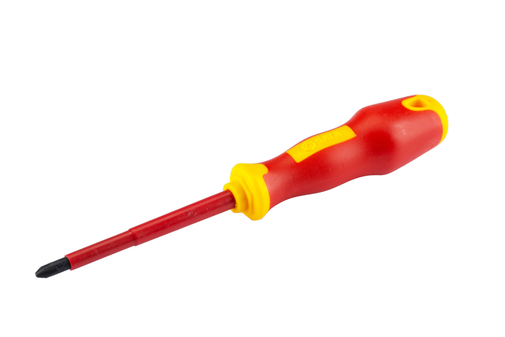 61223 SATA T Series VDE Insulated Screwdriver, Phillips #2x100MM