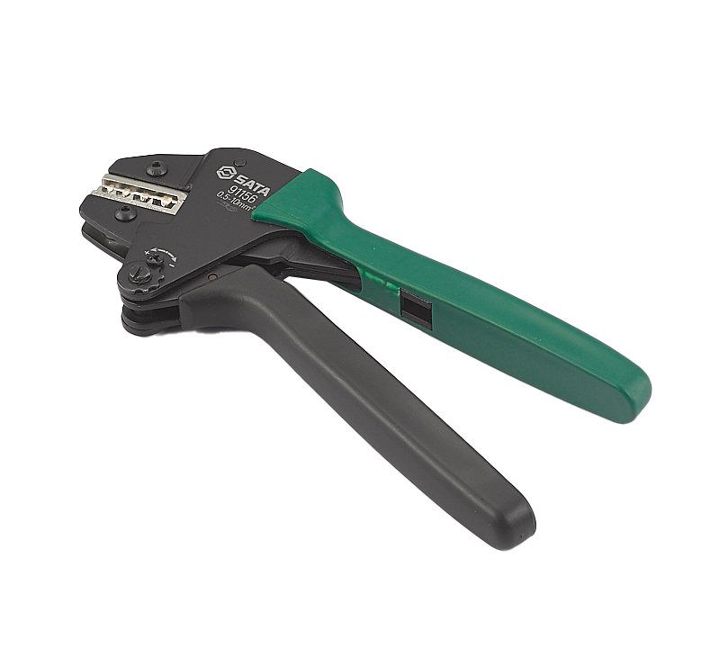 91156 SATA Crimping Pliers for Non-Insulated Terminals 0.5-10mm2