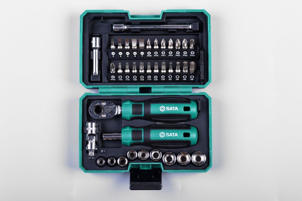 05498 SATA 38PCS Ratchet Wrench & Sd Multi Kit