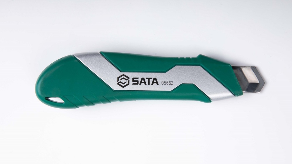 05662 SATA Zinc Alloy Utility Knife 18x100MM