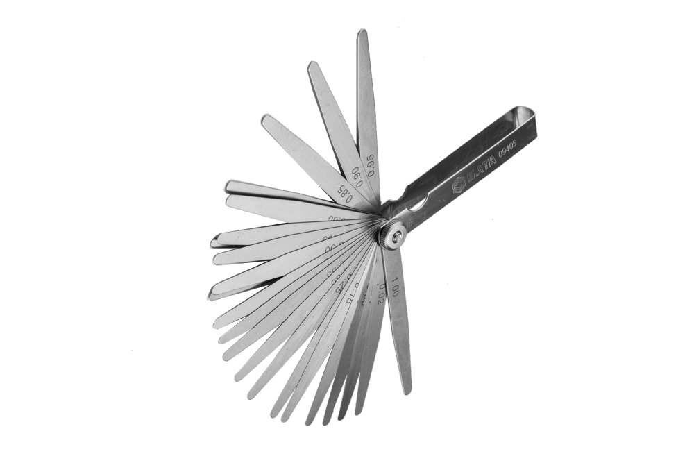 09405 SATA 23Pc. Feeler Gauges Set 0.02-1.00MM, Metric&S.A.E.