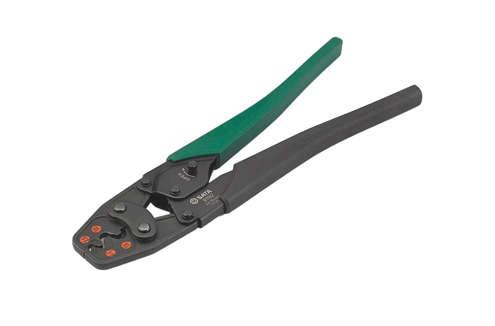 91142 SATA Crimping Pliers for Non-Insulated Terminals 2.5-16mm2