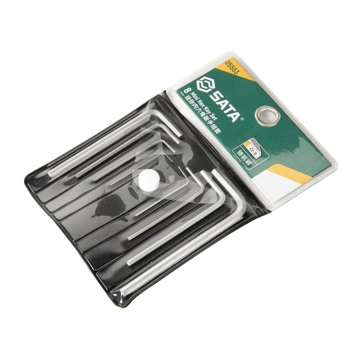 05563 SATA 8PC. MINI HEX KEY SET