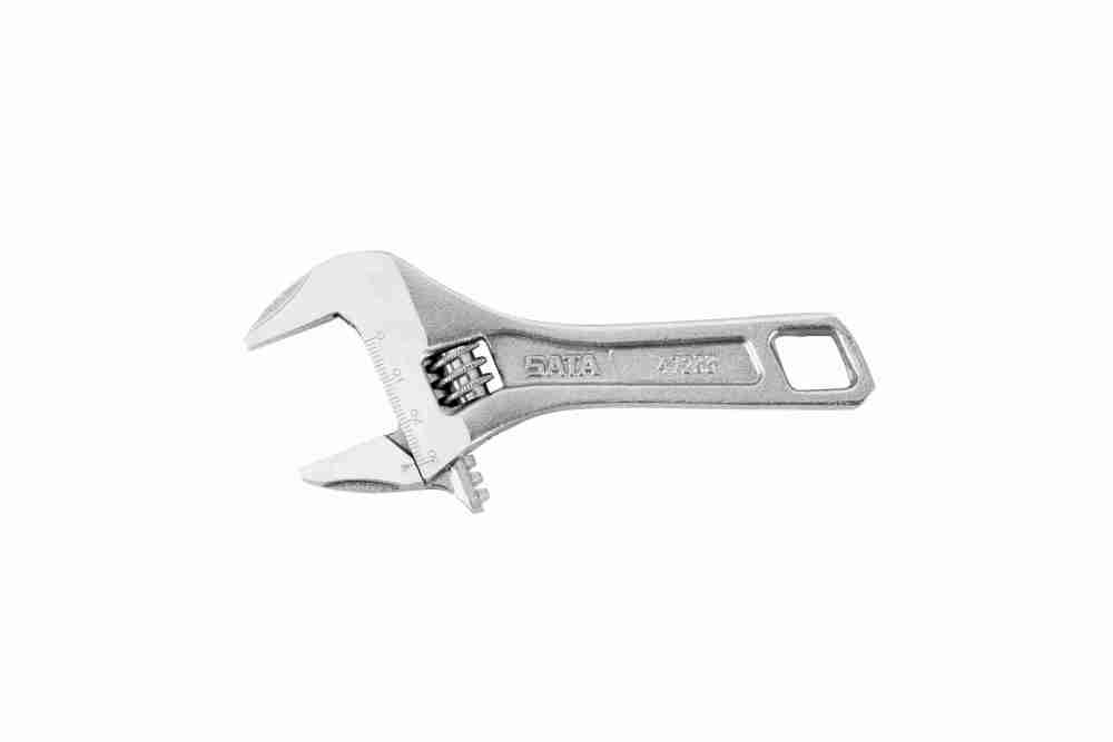 47233 SATA Wide Jaw Short Handle Adjustable Wrench 8"