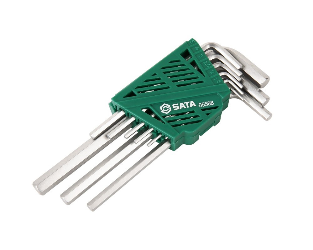 05568 SATA 9PC. LONG ARM HEX KEY SET