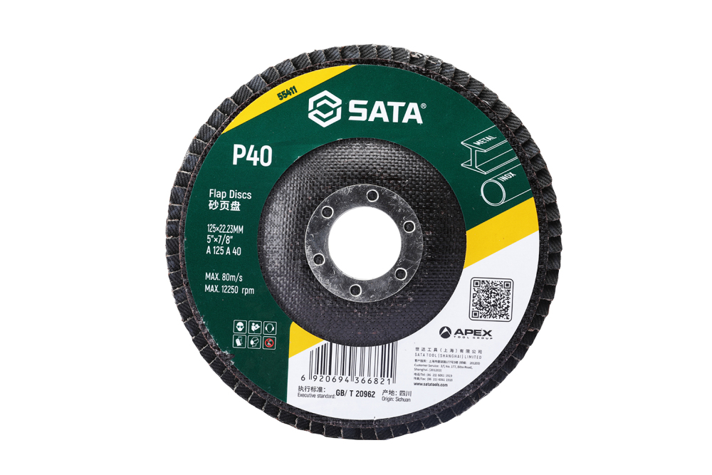 55411 SATA Flap Discs 125×P40×22.23MM