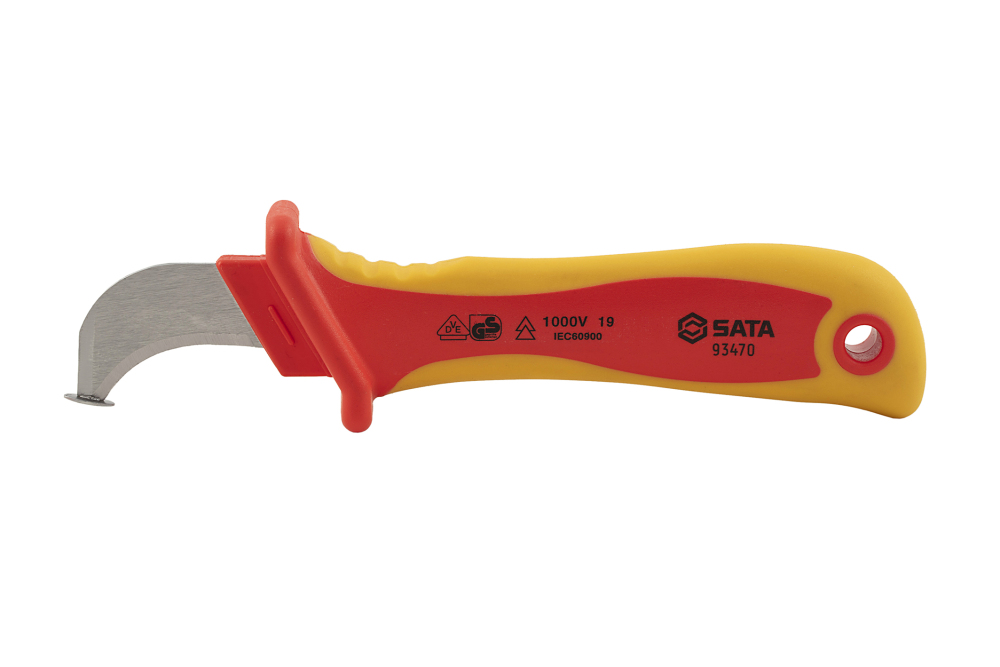 93470 SATA VDE Insulated Cable Knife, Blade Protector