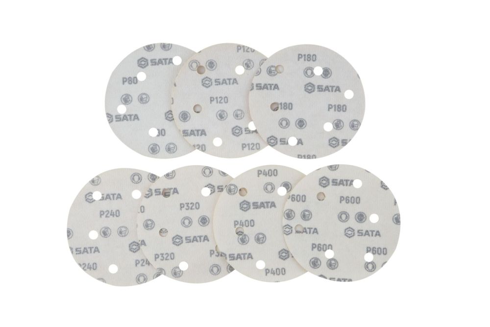 55631 SATA self-adhesive discs Φ125×P400,6 hole