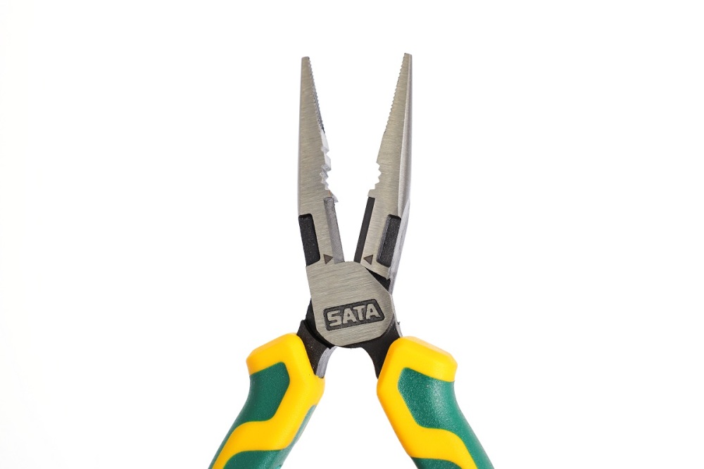 70121D SATA High Leverage Long Nose Pliers 6"