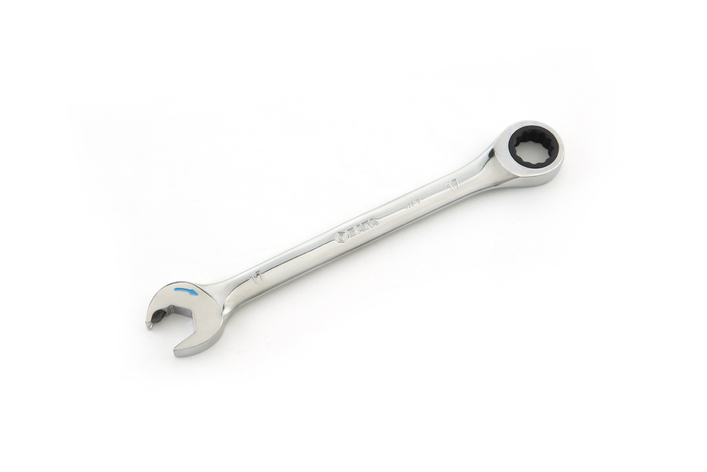 43611 SATA Full Polish Double Ratcheting Wrench 15MM