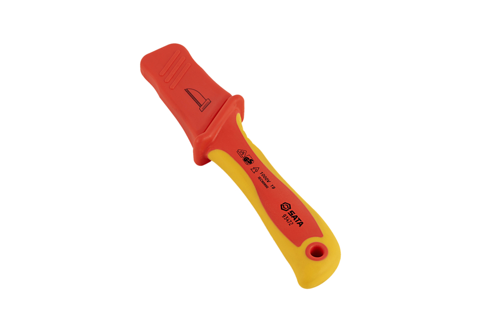 93472 SATA VDE Insulated Cable Knife, Straight Blade