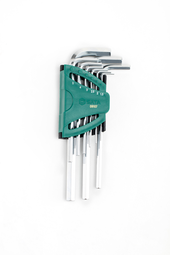 09107 SATA 9pc Long Arm Hex Key Set