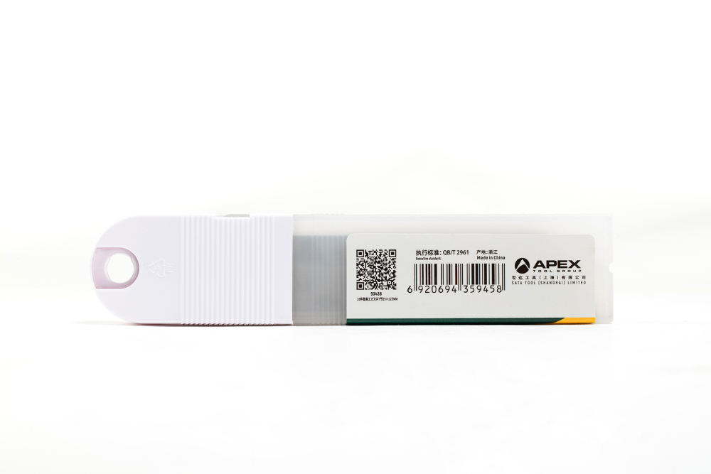 93438 SATA 10 Pc. Utility Knife Blades, 7 Nodes, 25X125MM