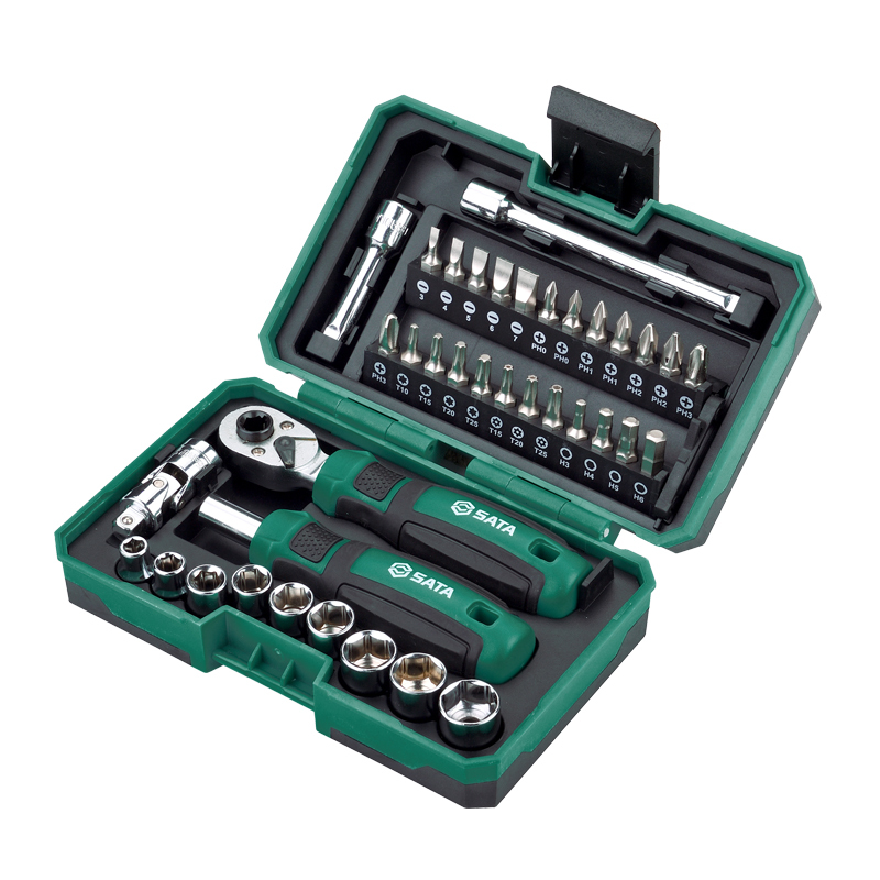 05498 SATA 38PCS Ratchet Wrench & Sd Multi Kit