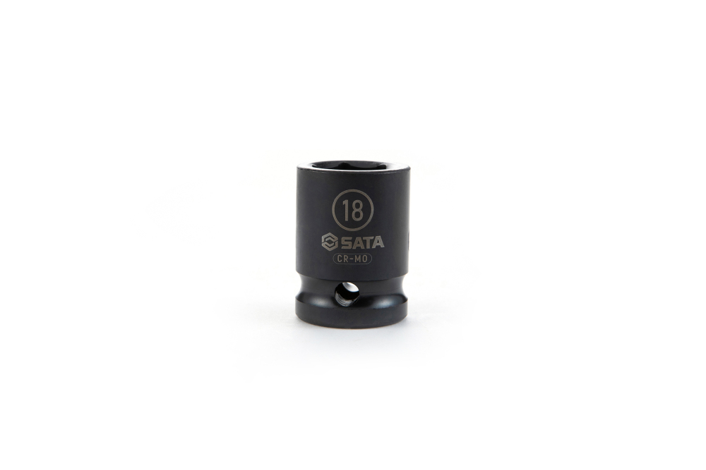 34312 SATA 1/2" Dr. 6pt. Impact Socket 19MM