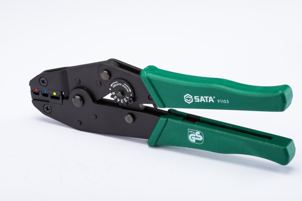 91105 SATA Crimping Pliers for Insulated Terminals 9"